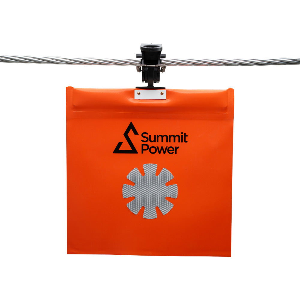 Fall Protection Warning Flags Warning Flag 300 x 300mm – Summit Power Markers